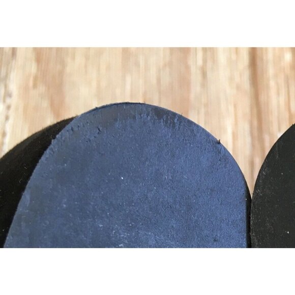 STUART WEITZMAN Beaudelair Black Suede Hidden Wedge Heel Shoes US Size 9M - Picture 7 of 7